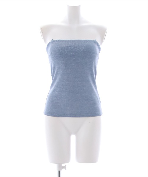 clear（クリア）の「カップ付きラメベアトップ/インナー（チューブトップ・レディース・ブルー/ピンク/シルバー・F）」の7枚目の写真