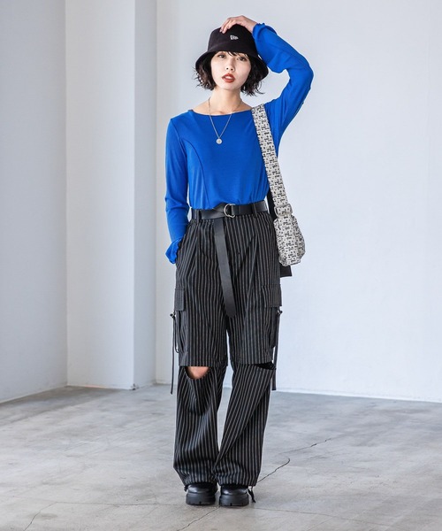 PAGEBOY(ページボーイ)の「NEWERA/Bucket Tropical バケットハット(ハット・レディース・ブラック・FREE)」の3枚目の写真