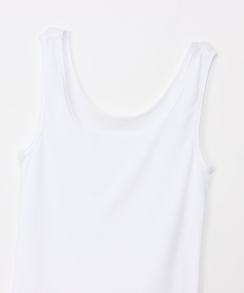 HANES(ヘインズ)の「【Hanes/ヘインズ】レディース タンクトップ(タンクトップ・レディース・ホワイト/ブラック・MEDIUM/LARGE)」の9枚目の写真