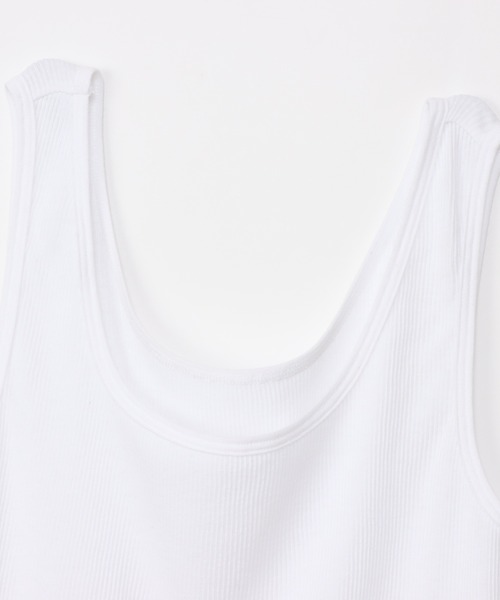 HANES(ヘインズ)の「【Hanes/ヘインズ】レディース タンクトップ(タンクトップ・レディース・ホワイト/ブラック・MEDIUM/LARGE)」の10枚目の写真