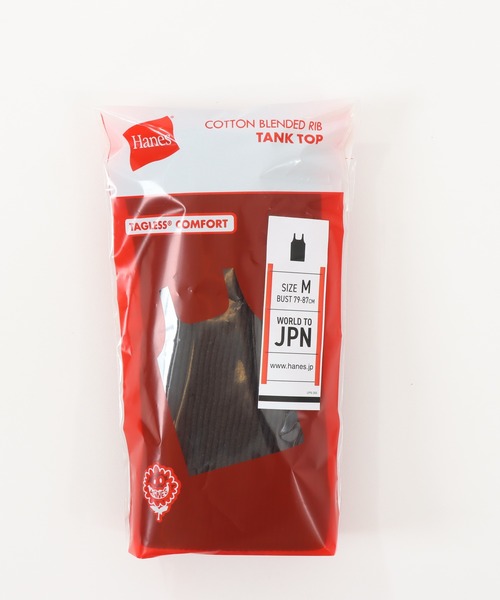 HANES(ヘインズ)の「【Hanes/ヘインズ】レディース タンクトップ(タンクトップ・レディース・ホワイト/ブラック・MEDIUM/LARGE)」の16枚目の写真