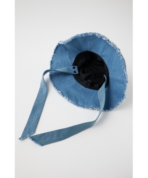 MOUSSY(マウジー)の「PATCHWORK DENIM ハット(ハット・レディース・ブルー・FREE)」の11枚目の写真