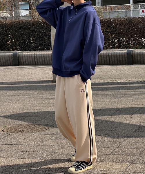 kutir（クティール）の「裾絞りサイドライントラックパンツ(セットアップ着用可)（その他パンツ・メンズ・ブラウン/ブラック/アイボリー・SMALL/MEDIUM/LARGE）」の10枚目の写真