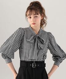 【美品】  Agnes b. / アニエスベー | ギンガムチェック コットン 長袖 シャツ カーディガン | 38 | ブラック/ホワイト | レディース ギンガムチェック コットン 長袖 シャツカーディガン（L895CAV0000