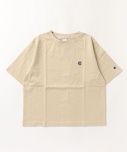 Champion（チャンピオン）の「チャンピオン  SHORT SLEEVE T-SHIRT_（Tシャツ/カットソー・レディース・ホワイト/ネイビー/サンドグレー/オレンジ・L/M）」の2枚目の写真