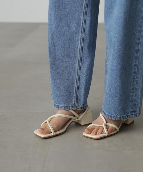 FREE'S MART（フリーズマート）の「◆2Wayコードサンダル（サンダル・レディース・ホワイト/ブラック/イエロー・SMALL/MEDIUM）」の9枚目の写真