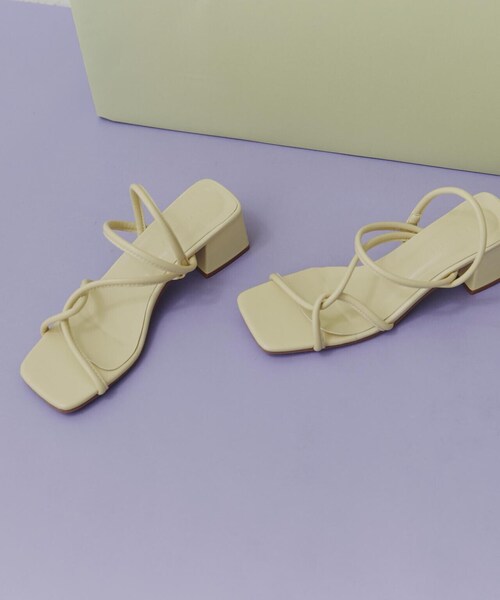 FREE'S MART（フリーズマート）の「◆2Wayコードサンダル（サンダル・レディース・ホワイト/ブラック/イエロー・SMALL/MEDIUM）」の19枚目の写真