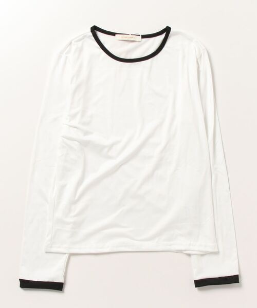Dream garden(ドリームガーデン)の「ロングスリーブTシャツ(Tシャツ/カットソー・レディース・杢グレー/ブラック/ホワイト・FREE)」の19枚目の写真