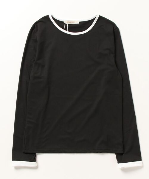 Dream garden(ドリームガーデン)の「ロングスリーブTシャツ(Tシャツ/カットソー・レディース・杢グレー/ブラック/ホワイト・FREE)」の20枚目の写真