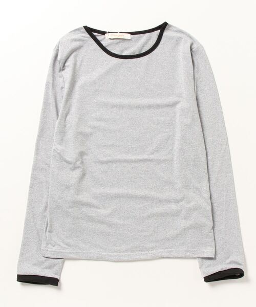 Dream garden(ドリームガーデン)の「ロングスリーブTシャツ(Tシャツ/カットソー・レディース・杢グレー/ブラック/ホワイト・FREE)」の21枚目の写真