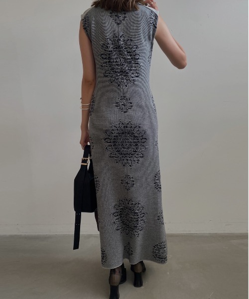 アメリ　ドレス AMERI/アメリ】《STUDIOUS別注》UND GYPSUM ART DRESS/ジプシー