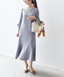 【ZOZO限定】SHIPS.me: ヘム フレア ロング ワンピース