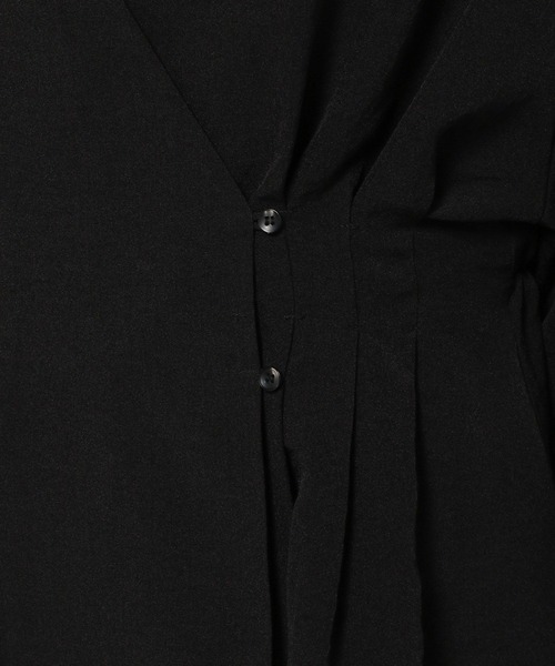LOWRYS FARM（ローリーズファーム）の「２ＷＡＹカシュクール６分袖　903793（シャツ/ブラウス・レディース・ブラック/グリーン/アイボリー・FREE）」の18枚目の写真