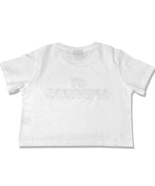 tシャツ 「OY/オーワイ」CUTTING PATCH LOGO CROP/カッティングパッチ ロゴ クロップ 半袖カットソー レディース OY tシャツ 「OY/オーワイ」BLACK CAT CROP/ブラックキャット