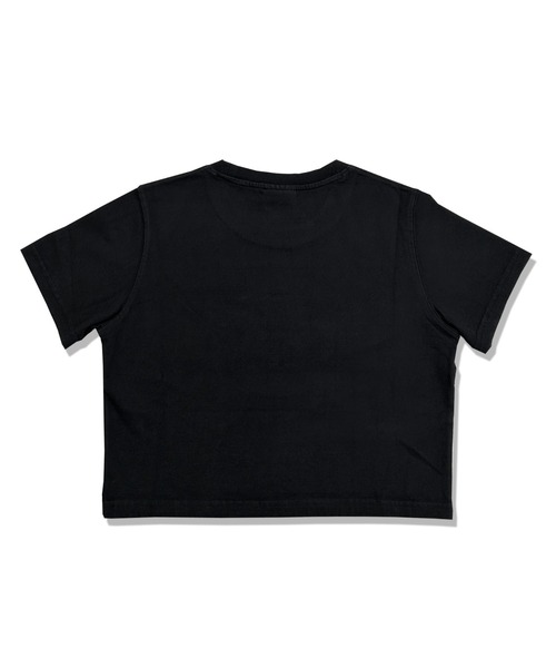『OY/オーワイ』CUTTING PATCH LOGO CROP/カッティングパッチ ロゴ クロップ 半袖カットソー（Tシャツ/カットソー）｜OY（オーワイ）