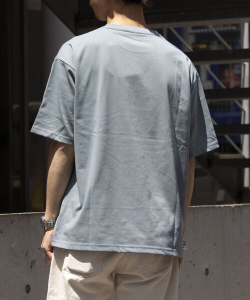 Franklin Climbing(フランクリンクライミング)の「【Franklin Climbing】ブルドッグ&スケートグラフィックテックTシャツ(Tシャツ/カットソー・メンズ・サックスブルー/ブラック/オフホワイト・M/L)」の9枚目の写真