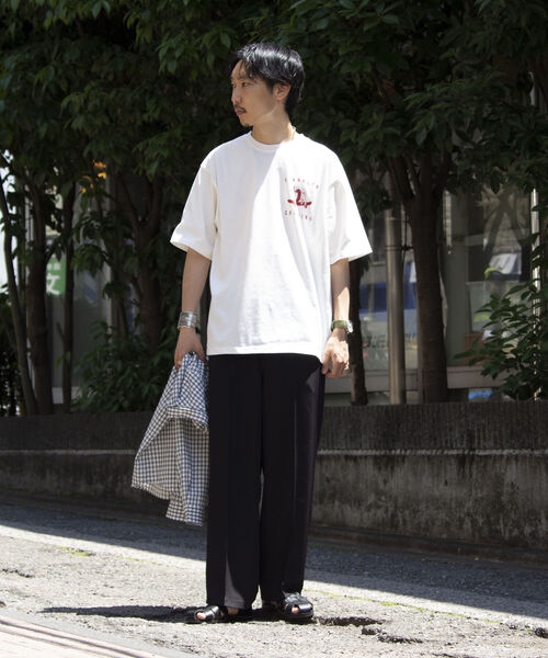 Franklin Climbing(フランクリンクライミング)の「【Franklin Climbing】ブルドッグ&スケートグラフィックテックTシャツ(Tシャツ/カットソー・メンズ・サックスブルー/ブラック/オフホワイト・M/L)」の12枚目の写真