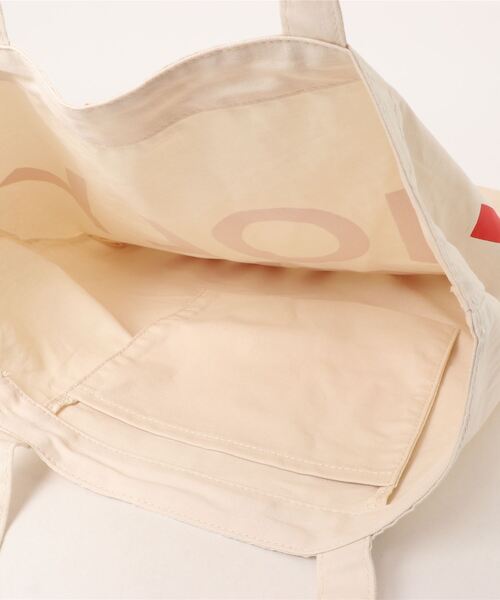 anap mimpi(アナップミンピ)の「BIGロゴトートBAG(トートバッグ・レディース・イエロー/アイボリー・FREE)」の4枚目の写真