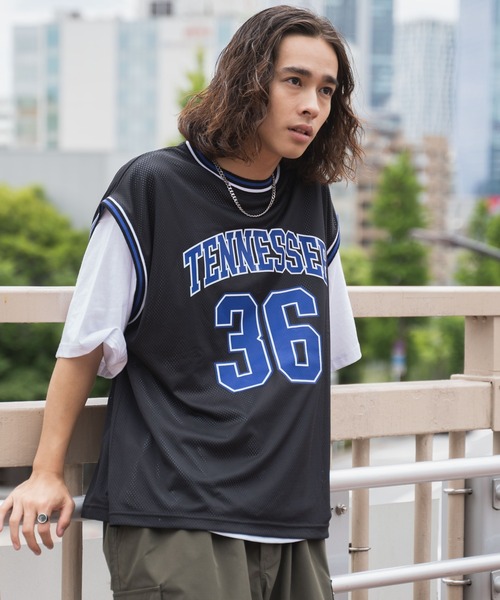 WEGO（ウィゴー）の「WEGO/アンサンブルメッシュベストT（アンサンブル・メンズ・ブラック/ブルー・MEDIUM/LARGE）」の11枚目の写真