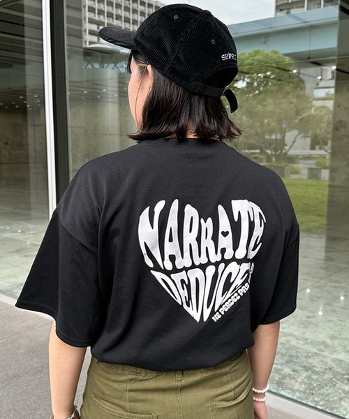 kutir（クティール）の「ハートデザインTシャツ（Tシャツ/カットソー・レディース・ブラック系その他/ブルー/ブラック/イエロー/レッド/ピンク・FREE）」の3枚目の写真