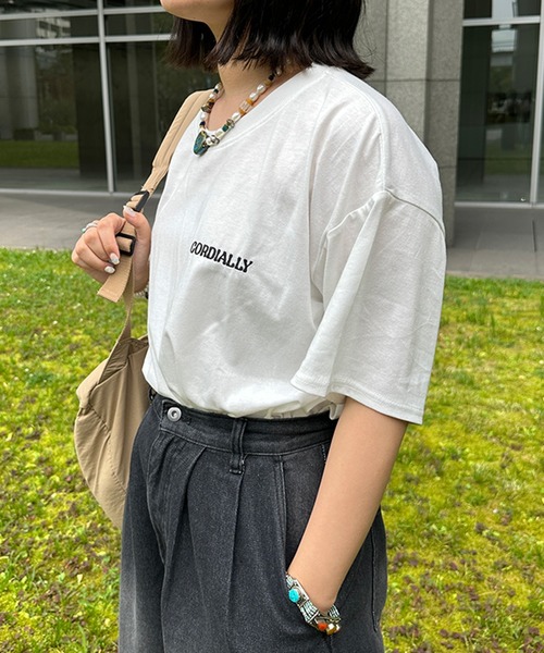 kutir（クティール）の「ハートデザインTシャツ（Tシャツ/カットソー・レディース・ブラック系その他/ブルー/ブラック/イエロー/レッド/ピンク・FREE）」の15枚目の写真