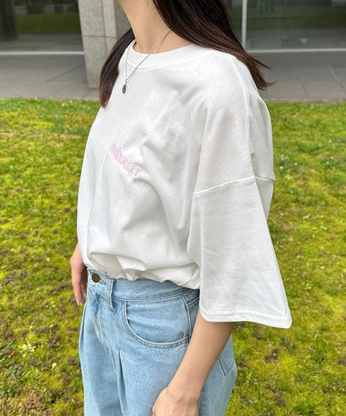 kutir（クティール）の「ハートデザインTシャツ（Tシャツ/カットソー・レディース・ブラック系その他/ブルー/ブラック/イエロー/レッド/ピンク・FREE）」の21枚目の写真