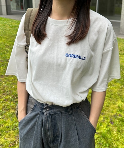 kutir（クティール）の「ハートデザインTシャツ（Tシャツ/カットソー・レディース・ブラック系その他/ブルー/ブラック/イエロー/レッド/ピンク・FREE）」の9枚目の写真