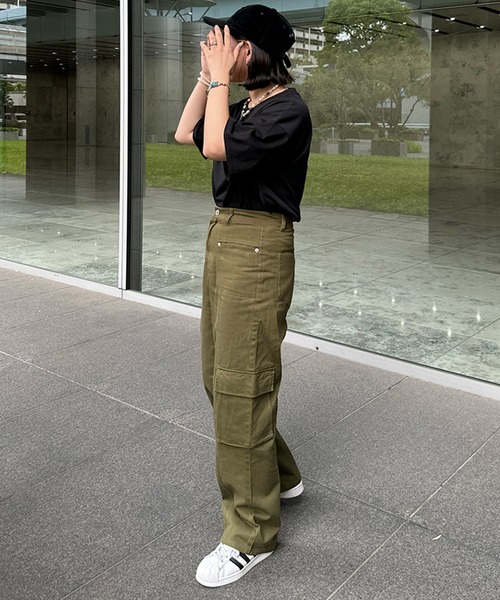 kutir（クティール）の「ハートデザインTシャツ（Tシャツ/カットソー・レディース・ブラック系その他/ブルー/ブラック/イエロー/レッド/ピンク・FREE）」の10枚目の写真