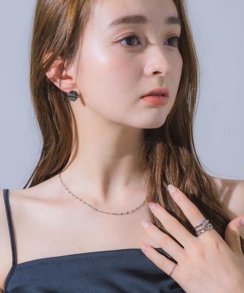 muku(ムク)の「金属アレルギー対応 ミニベンディングピアス/サージカルステンレス/316L(ピアス(両耳用)・レディース・シルバー/ゴールド・FREE)」の12枚目の写真