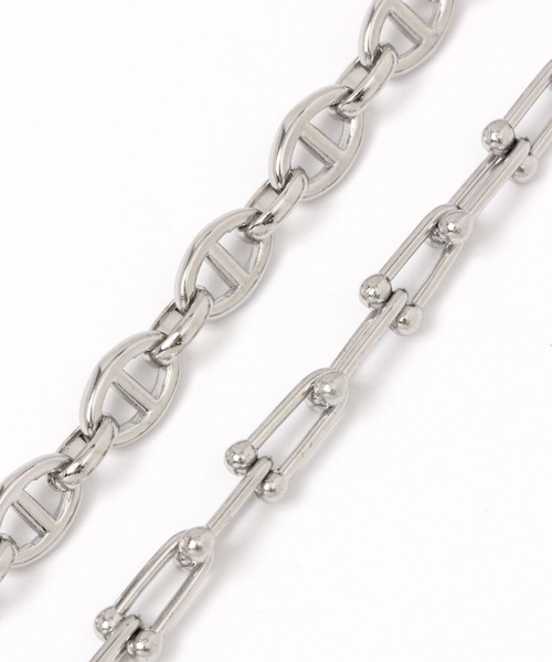 GLOBAL WORK（グローバルワーク）の「UNISEX/ステンレスデザインブレスレット/906968（ブレスレット・レディース・ゴールド/シルバー系その他/シルバー/ゴールド系その他・FREE）」の7枚目の写真