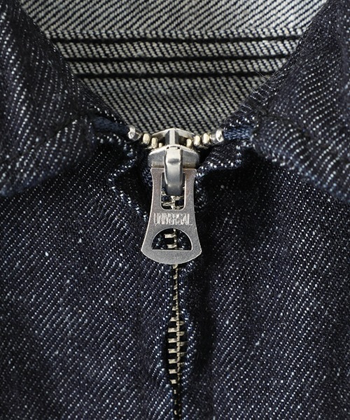 GOLD（ゴールド）の「東洋エンタープライズ GOLD / ゴールド：RECYCLED WASTE SUVIN COTTON YARN 11.5oz. DENIM WORK JACKET：23A-GL15244A[MUS]（デニムジャケット・メンズ・ネイビー・XL/L）」の5枚目の写真