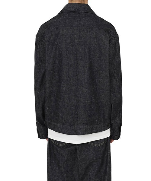 GOLD（ゴールド）の「東洋エンタープライズ GOLD / ゴールド：RECYCLED WASTE SUVIN COTTON YARN 11.5oz. DENIM WORK JACKET：23A-GL15244A[MUS]（デニムジャケット・メンズ・ネイビー・XL/L）」の11枚目の写真