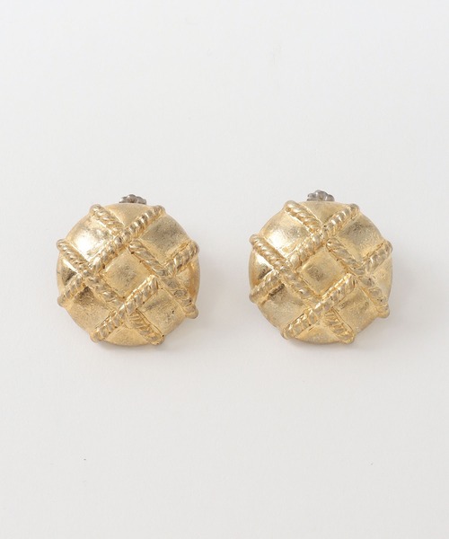 ピロット　様　ピアス　No.5064 DROSERA ブラック&ホワイトダイヤモンド ピアス ブラック