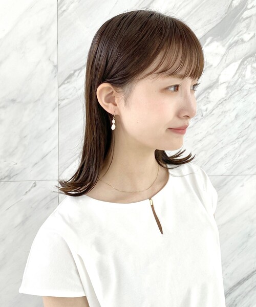 OPAQUE.CLIP（オペークドットクリップ）の「◆淡水パールフックピアス（ピアス（両耳用）・レディース・オフホワイト・00）」の3枚目の写真