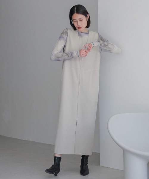 LOWRYS FARM（ローリーズファーム）の「マルチＷＡＹジャンスカ　964159（ワンピース・レディース・グレー/アイボリー/ブラック・FREE）」の22枚目の写真