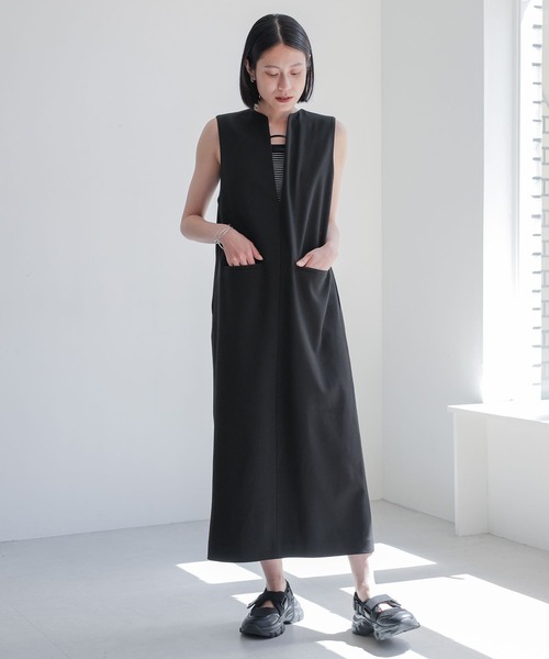 LOWRYS FARM（ローリーズファーム）の「マルチＷＡＹジャンスカ　964159（ワンピース・レディース・グレー/アイボリー/ブラック・FREE）」の13枚目の写真