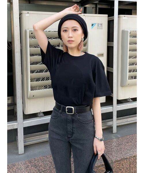MURUA（ムルーア）の「サマーニットベレー（ニットキャップ/ビーニー・レディース・ブラック・FREE）」の4枚目の写真