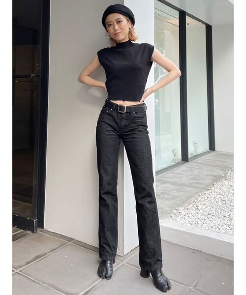 MURUA（ムルーア）の「サマーニットベレー（ニットキャップ/ビーニー・レディース・ブラック・FREE）」の5枚目の写真