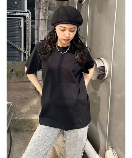 MURUA（ムルーア）の「サマーニットベレー（ニットキャップ/ビーニー・レディース・ブラック・FREE）」の7枚目の写真