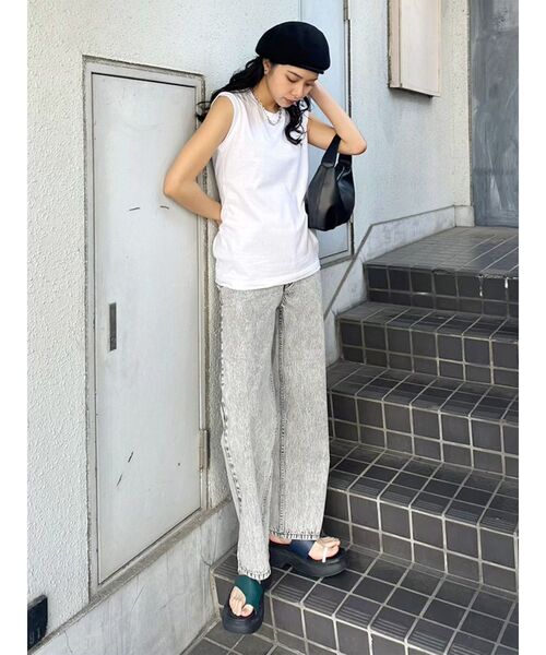 MURUA（ムルーア）の「サマーニットベレー（ニットキャップ/ビーニー・レディース・ブラック・FREE）」の9枚目の写真
