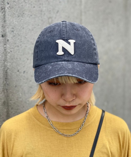 CIAOPANIC（チャオパニック）の「ピグメントイニシャル刺繍キャップ（キャップ・レディース・グリーン/ベージュ/ネイビー/イエロー・FREE）」の15枚目の写真