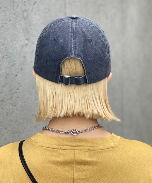 CIAOPANIC（チャオパニック）の「ピグメントイニシャル刺繍キャップ（キャップ・レディース・グリーン/ベージュ/ネイビー/イエロー・FREE）」の17枚目の写真