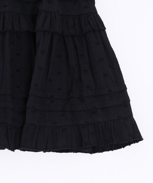 WC（ダブル シー）の「コットンレースティアードミニスカート（スカート・レディース・ホワイト/ブラック・FREE）」の9枚目の写真