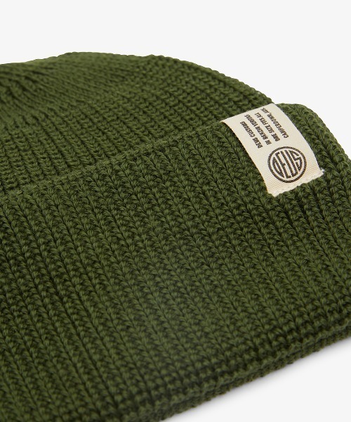 DEUS EX MACHINA（デウスエクスマキナ）の「DECK BEANIE（ニットキャップ/ビーニー・メンズ・オリーブ/ブラック/レンガ/モーブ系・OS）」の8枚目の写真