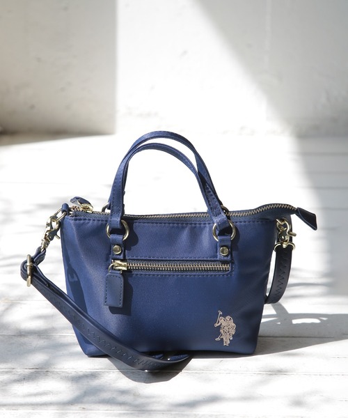 U.S. POLO ASSN. リサイクル ナイロン トートバッグ ハンドバッグ U.S. POLO ASSN. トートバッグ 「U.S. ASSN.」リサイクル