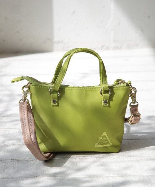 U.S. POLO ASSN.(ユーエスポロアッスン)の「【U.S. POLO ASSN.】リサイクルナイロン ミニトートバッグ USPA-2652(トートバッグ・レディース・ピンク/ライトグリーン/ベージュ/ネイビー/ブラック・FREE)」の16枚目の写真