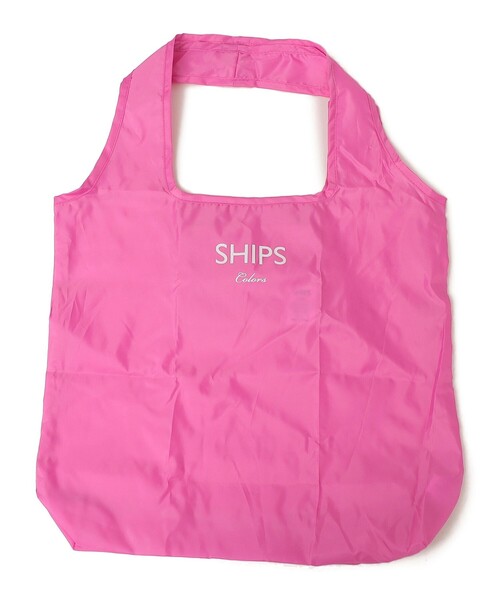 SHIPS Colors(シップス カラーズ)の「SHIPS Colors:〈手洗い可能〉リサイクル エコバッグ (M)(エコバッグ/サブバッグ・レディース・ピンク/ベージュ/ライトブルー/ブラック/キャメル/オリーブ/ブルー/オフホワイト/ネイビー/イエロー/ダークブルー/ホワイト/ライトピンク/クリーム・ONE SIZE)」の13枚目の写真