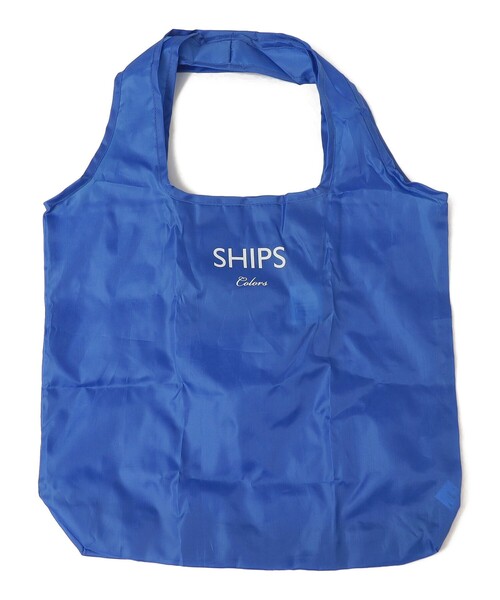 SHIPS Colors(シップス カラーズ)の「SHIPS Colors:〈手洗い可能〉リサイクル エコバッグ (M)(エコバッグ/サブバッグ・レディース・ピンク/ベージュ/ライトブルー/ブラック/キャメル/オリーブ/ブルー/オフホワイト/ネイビー/イエロー/ダークブルー/ホワイト/ライトピンク/クリーム・ONE SIZE)」の9枚目の写真