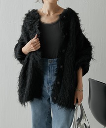 COLLAGE GALLARDAGALANTE | ブークレー起毛カーデ/WEB限定カラー展開(カーディガン/ボレロ)