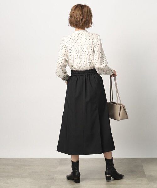 grove（グローブ）の「◆ビット付きベルトでクラシカルムードあるマーメイドスカート（スカート・レディース・ブラック/ブラウン系その他/ダークグリーン・02/03/01/05/04）」の7枚目の写真